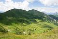 ... sdlich des Seekars hinber zu Speikkogel und Lahnerleitenspitze. Zwischen diesen beiden Gipfeln werden wir spter in einem Kar auf unmarkierten Steigen ...