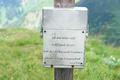 Die Stille und Einsamkeit am Berg ...