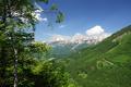 Da geniee ich schon lieber den Ausblick nach Norden in die Haller Mauern zwischen Groen Pyhrgas (Wandertour am 19.09.2004), Scheiblingstein (Wanderung am 01.10.2005 und Schneeschuhtour am 24.01.2009) sowie Kreuzmauer (besucht am 26.07.2009).