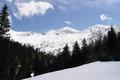 Eindrucksvoll erheben sich die Gipfel um den Hochstubofen (Siehe Skitour vom 02.05.2005).