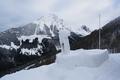 Eine Schneeburg in aussichtsreicher Lage ...