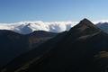... und die Wolkenfront im Sden ...