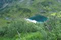 Tiefblick zum Moaralmsee ...