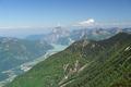 Ein letztes Mal auch ein Blick nach Norden zum Traunsee ...