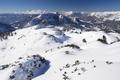 Im Sdwesten - weit im Hintergrund (links) - liegt das Dachsteingebirge.