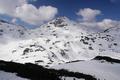 ... und fahre westwrts Richtung Groer Wildkogel. Weitgehend einfaches, gut gestuftes Gelnde, nur gelegentlich mu man sich einen Umweg um kleine Felsmauern und 