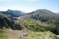 Im Sden Dachleiteck und Rupprechtseck (rechts) - Wanderung am 05.07.2008.
