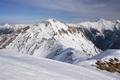 Der stliche Gipfelnachbar - das 40 Meter hhere Spateck, ber welches ich am 23.12.2006 im Rahmen einer Schneeschuhwanderung herber gekommen bin.
