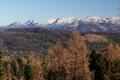 ... wo sich mir ein prchtiger Ausblick auf das weiter nrdlich gelegenen Tote Gebirge bietet. Elm, Rotgschirr, Feuertalberg und viele weitere bereits besuchte Gipfel liegen vor mir.