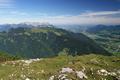 Auch vom Kleinen Gll bieten sich tolle Ausblicke, so wie hier Richtung Stadt Salzburg. Links der Untersberg.