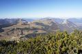 Blick nach Norden ber das Postalmgebiet.