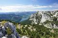 ... von Siniweler, Reichenstein und Backenstein (v.r.n.l.) und links oben liegt ...