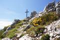 ... f�r dessen Anblick man vom Gipfelkreuz wenige Meter nordw�rts absteigen muss.