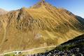 Jenseits des Slkpasses - die Hornfeldspitze.