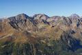 Links Preber, Roteck und Groe Babaraspitze. Rechts der mchtige Hochgolling.