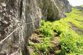 ... spter entlang der Westauslufer der Schallwand ber mehr als 400 Hhenmeter bergwrts.
