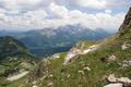 In der Ferne das Dachsteingebirge.