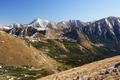 Links der Hochreichhart, mit 2.416 Meter der zweithchste Gipfel der Seckauer Tauern. Rechts folgen Brandsttterkogel und Maierangerkogel. Alle drei haben wir am 25.09.2011 besucht.