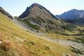 Blick zum nahen Kleinen Griestein. Links das Rauchauftrl, rechts das Knaudachtrl.