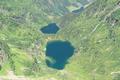 Bodensee, Httensee und Obersee. Entgegen anderslautenden Beschreibungen haben wir vom Gipfel der Hochwildstelle den Bodensee (ganz oben) allerdings nicht erkennen knnen.