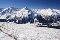 Besonders der Anblick des markanten Ritterkopf (3.006) zieht mich in seinen Bann. Links dahinter der Hocharn, mit 3.254 Meter der hchste Gipfel der Goldberggruppe. Rechts hinter dem Ritterkopf in der Ferne: Der Groglockner.