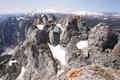 ... im Westen die schnee- und eisbedeckten Gletscherregionen des Dachsteins (ganz links der Stoderzinken).