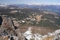 Im Norden das waldreiche Kemetgebirge ...