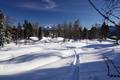 Auch wenn im Kemetgebirge schon ein guter halber Meter Schnee liegt, ist beim Rckweg Stein- und Felskontakt nicht zu verhindern. 
