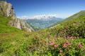 Fernblick zum Hochknig.