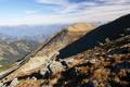 Blick zurck auf die Hochreithhe - und etwas weiter rechts ...