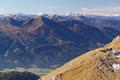 Auch die Gipfel der Schladminger Tauern um Hochwildstelle und Hchstein tragen bereits eine Schneehaube.