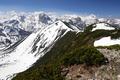 Nur einen Meter hher ist unser nchstes Gipfelziel: Der ca. 750 Meter Luftlinie entfernte Spirzinger.