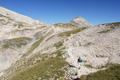 Vor uns die Steirische Kalkspitze.