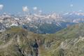 ... ber einige der schnsten Gipfel der Radstdter Tauern hinweg (Weieck, Mosermandl, Faulkogel) ...