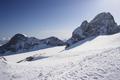 Hoher Gjaidstein und Dachstein-Dirndln - dazwischen sind wir herber gekommen.