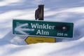 ... folge ich den Weigweisern zur Winkler Alm