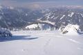 Danach gehts an die Abfahrt im herrlichen Pulverschnee