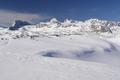 Blick zu den hchsten Dachsteingipfeln zwischen Koppenkarstein und Hohen Dachstein