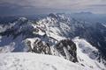 Blick Richtung Osten �ber die Kreuzmauer zum Hexenturm.