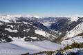 Blick Richtung Norden nach Flachau und zum Tennengebirge.