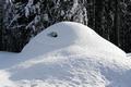 Iglu mit Aussichtsfenster