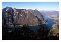 Tiefblick vom Sarstein zum Hallstätter See