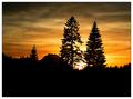 Sonnenuntergang hinter dem Grimming