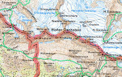 Landkartenausschnitte aus der AMap
