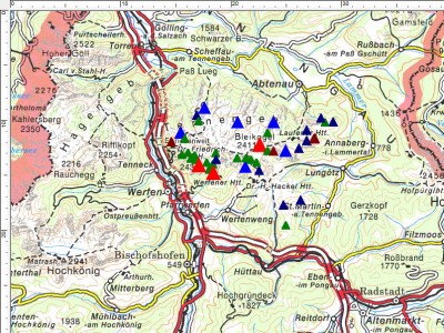 Gipfelziele im Tennengebirge