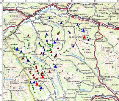 Gipfelziele in den Rottenmanner und Wölzer Tauern