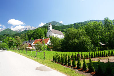 Start im Ortszentrum von Hall bei Admont