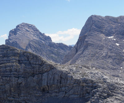 Von Nordwesten: Spitzmauer und Temlberg vom Hochplattenkogel aus gesehen