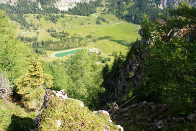 Tiefblick zum Wurzeralmgebiet