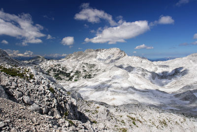 Auf halber Höhe mit Blick zum Rotgschirr